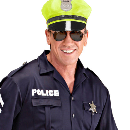Widmann SRL Neon gele politiepet