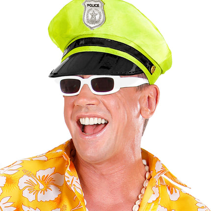 Widmann SRL Neon gele politiepet