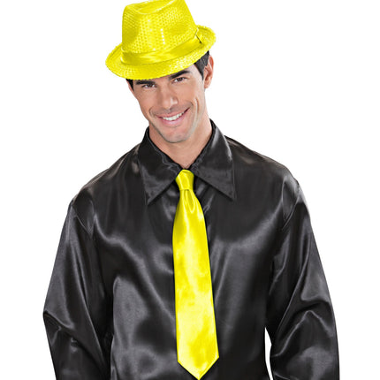 Widmann SRL Neon gele stropdas