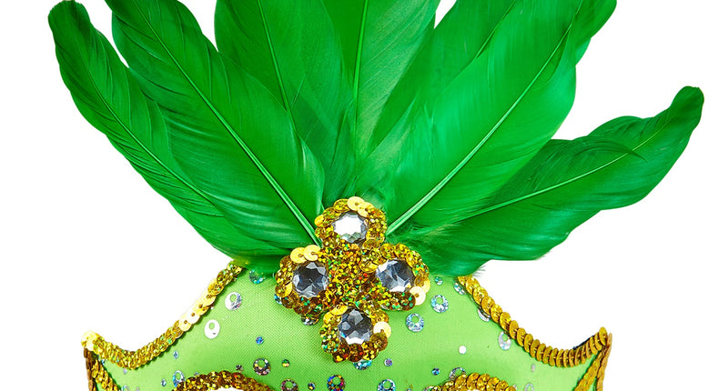 Widmann SRL Neon groen Braziliaans oogmasker