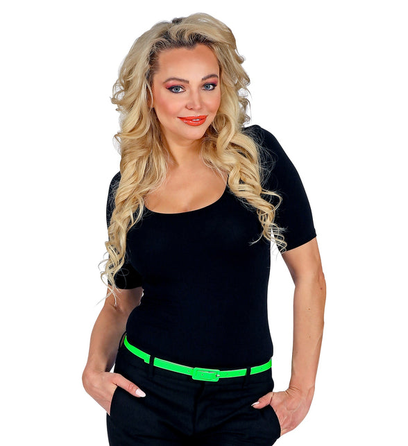 Widmann SRL Neon groene riem disco