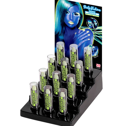 Widmann SRL Neon lippenstift glow in the dark 6ml