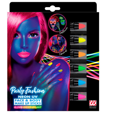 Widmann SRL Neon make-up 6 potloden