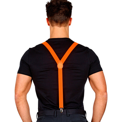 Widmann SRL Neon oranje bretels verstelbaar