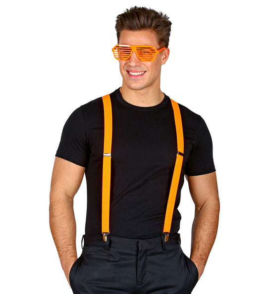 Widmann SRL Neon oranje bretels verstelbaar