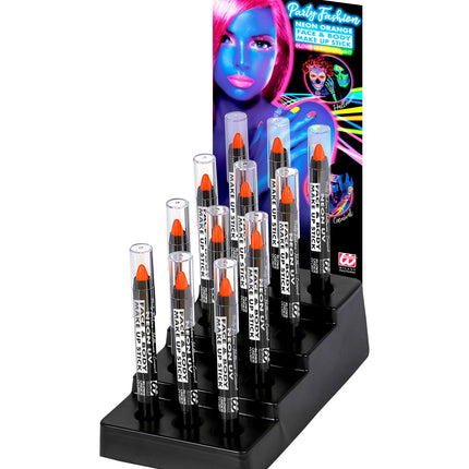 Widmann SRL Neon oranje make-up potlood 3.5ml