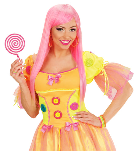 Widmann SRL Neon oranje oorbellen