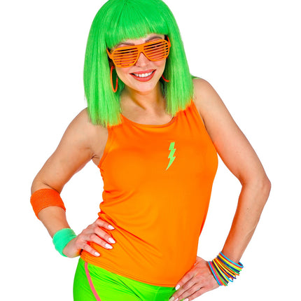 Widmann SRL Neon oranje shirt dames