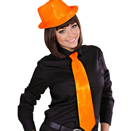 Widmann SRL Neon oranje stropdas