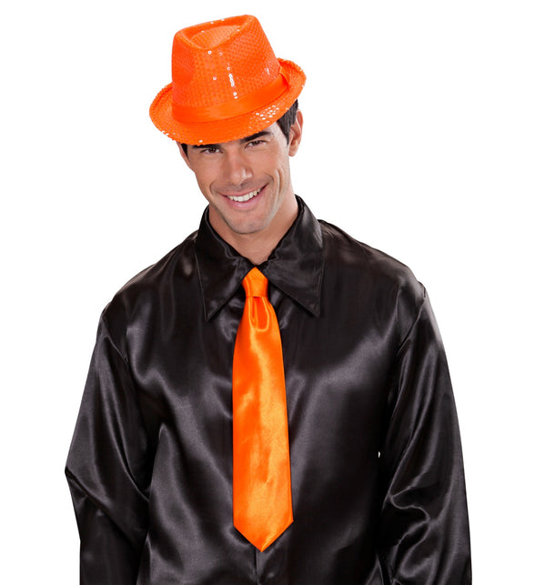 Widmann SRL Neon oranje stropdas