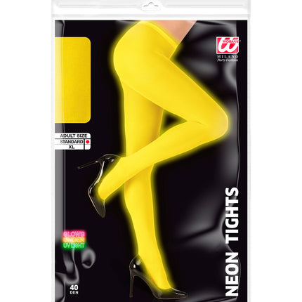 Widmann SRL Neon panty 40den geel