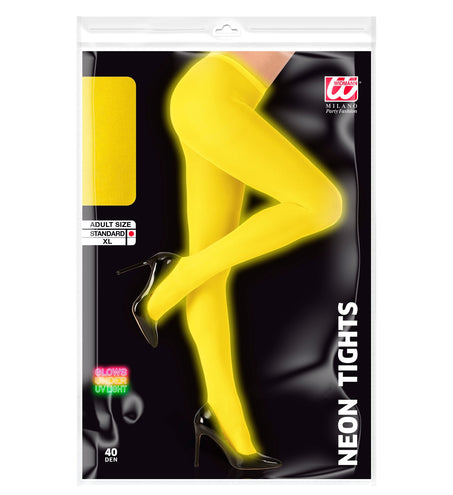 Widmann SRL Neon panty 40den geel