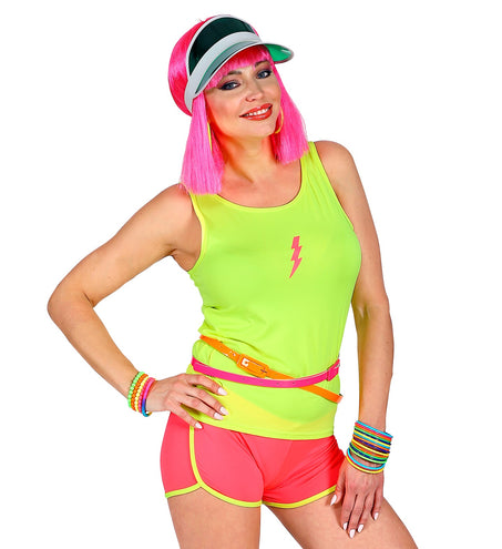 Widmann SRL Neon roze disco riem