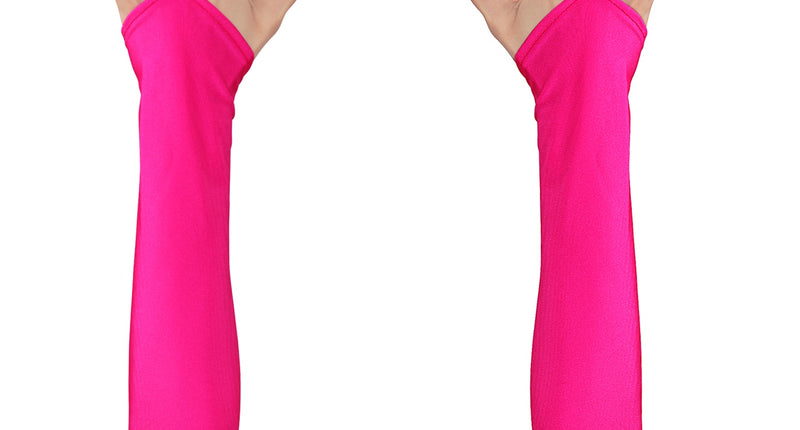 Widmann SRL Neon roze handschoenen