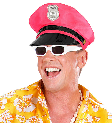 Widmann SRL Neon roze politiepet