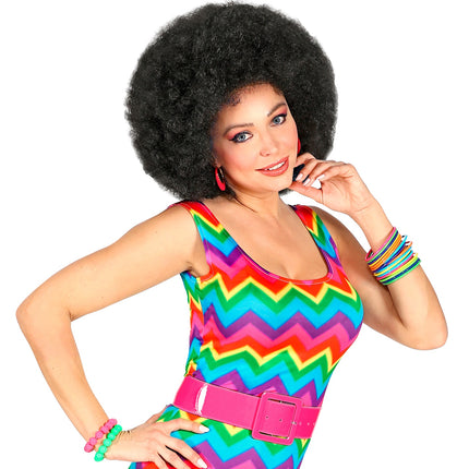 Widmann SRL Neon roze riem vinyl