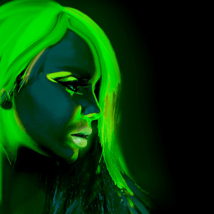 Widmann SRL Neon schmink groen in tube