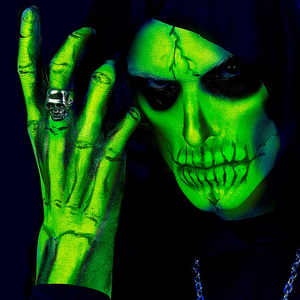 Widmann SRL Neon schmink groen in tube