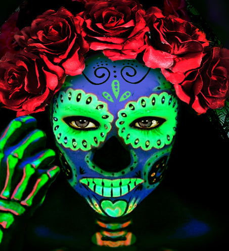 Widmann SRL Neon schmink groen in tube