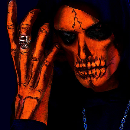 Widmann SRL Neon schmink oranje in tube