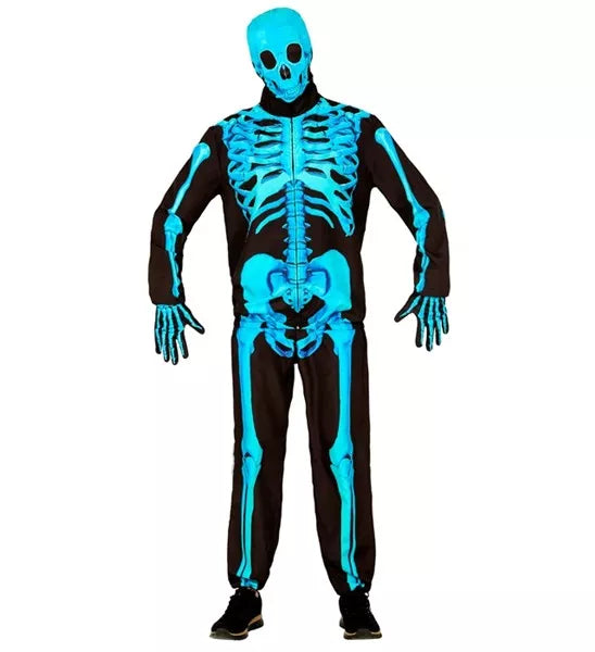 Widmann SRL Neon skelet kostuum Harry