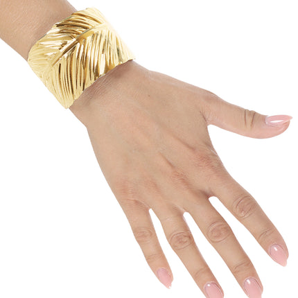 Widmann SRL Nep gouden blad armband