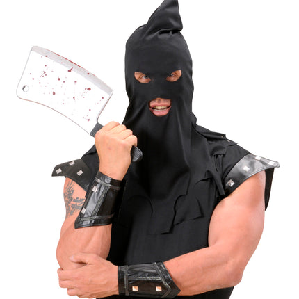 Widmann SRL Nep hakbijl met bloedspetters 44cm