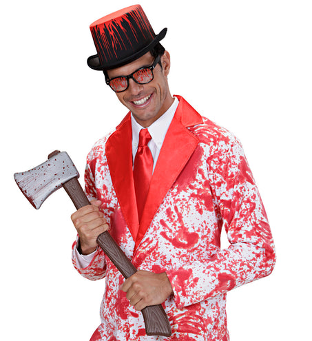 Widmann SRL Nep houten  bijl met bloedspetters