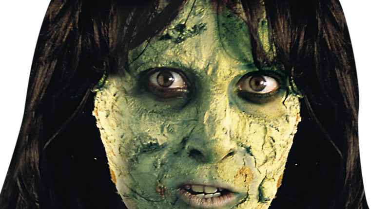 Widmann SRL Nep huid groen latex heks zombie