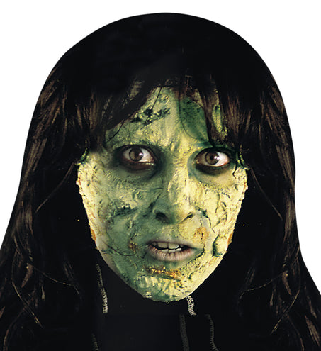 Widmann SRL Nep huid groen latex heks zombie