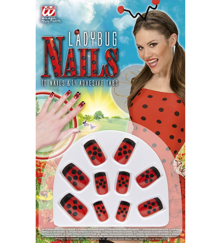 Widmann SRL Nep nagels lieveheersbeestje