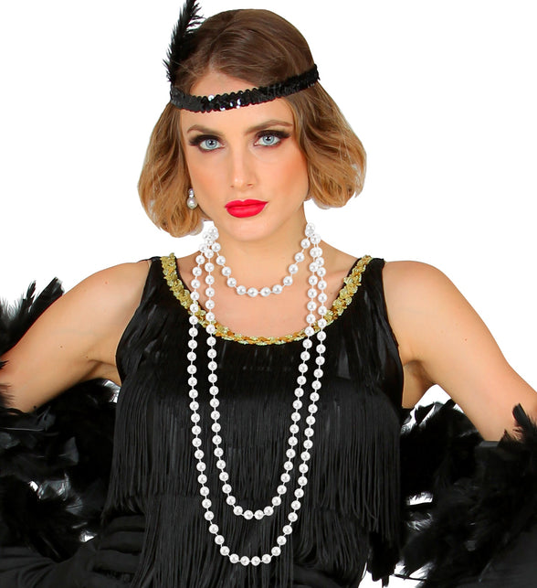 Widmann SRL Nep parelketting wit 160cm