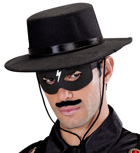 Widmann SRL Nep snorren zwart 12 stuks