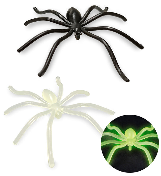 Widmann SRL Nep spinnen glow in the dark 6 stuks