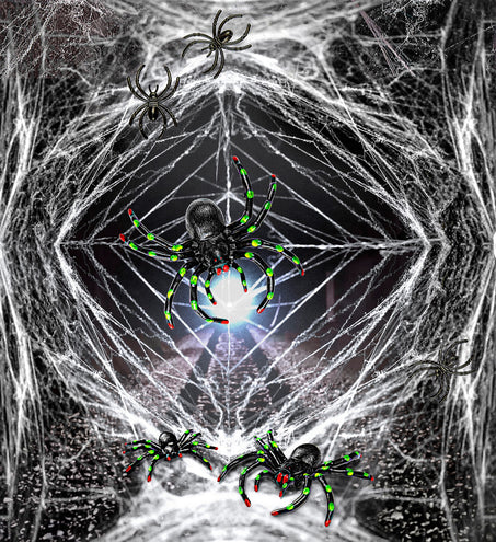 Widmann SRL Nep spinnenweb met spinnen