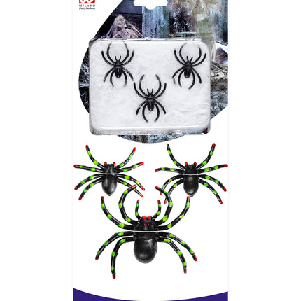 Widmann SRL Nep spinnenweb met spinnen