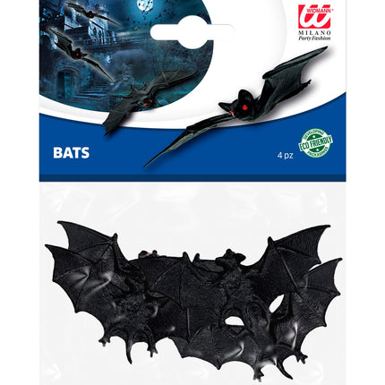 Widmann SRL Nep vleermuizen 4 stuks