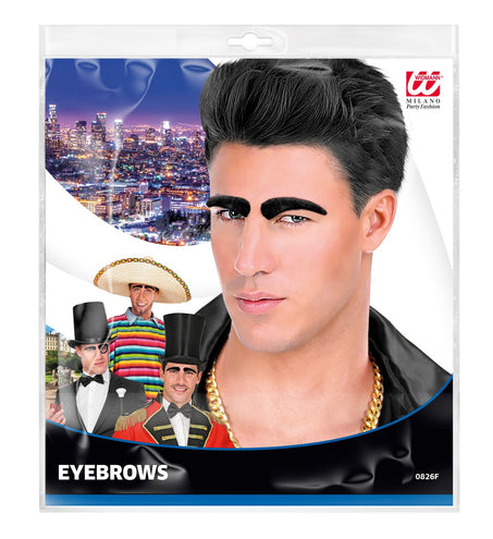 Widmann SRL Nep wenkbrauwen zwart