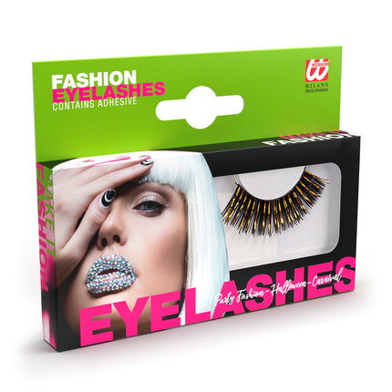 Widmann SRL Nepwimpers lang zwart/ goud Nicole