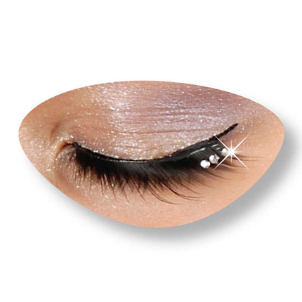 Widmann SRL Nepwimpers zwart puntig met strass