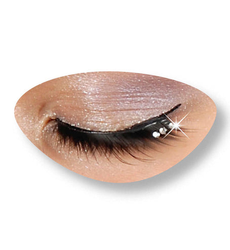 Widmann SRL Nepwimpers zwart puntig met strass