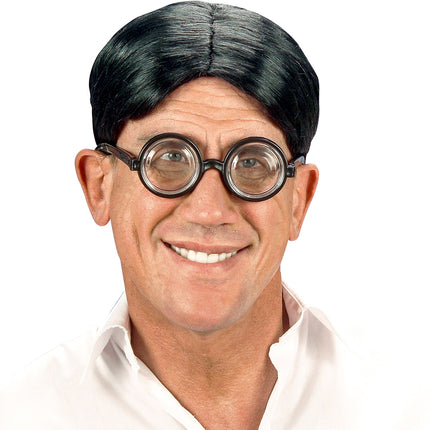 Widmann SRL Nerd pruik schooljongen