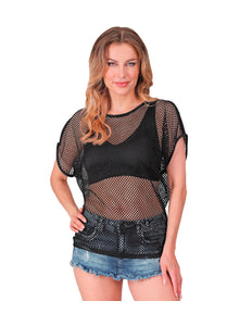 Widmann SRL Net t-shirt zwart