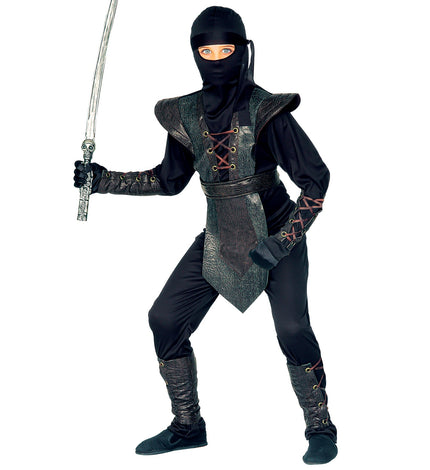 Widmann SRL Ninja kostuum zwart Hosin kind