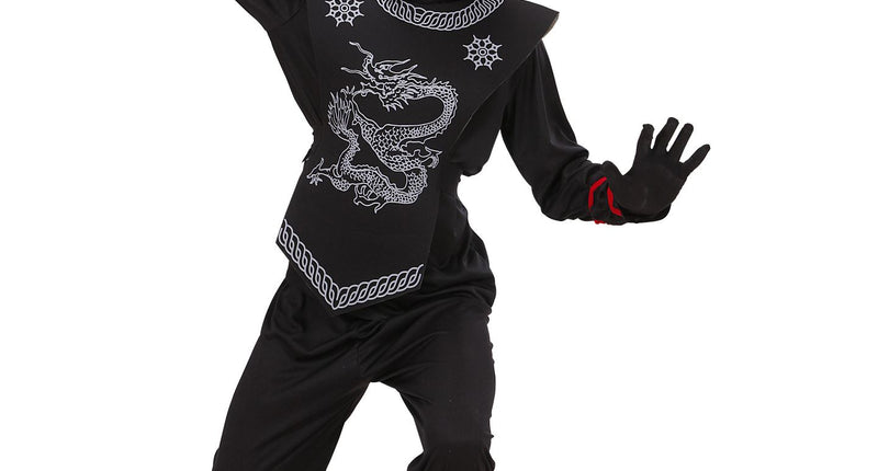 Widmann SRL Ninja pak kinderen Kesio zwart