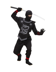 Widmann SRL Ninja pak kinderen Kesio zwart