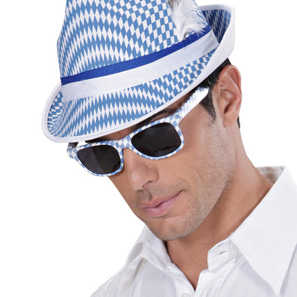 Widmann SRL Oktoberfest bril Beieren blau weiss