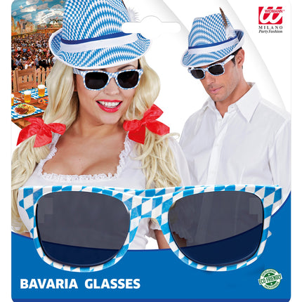 Widmann SRL Oktoberfest bril Beieren blau weiss