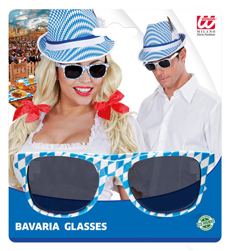 Widmann SRL Oktoberfest bril Beieren blau weiss