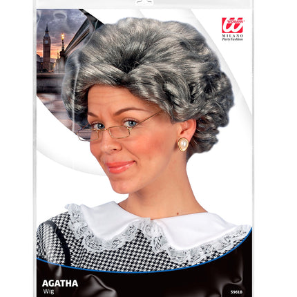 Widmann SRL Oma pruik Agatha